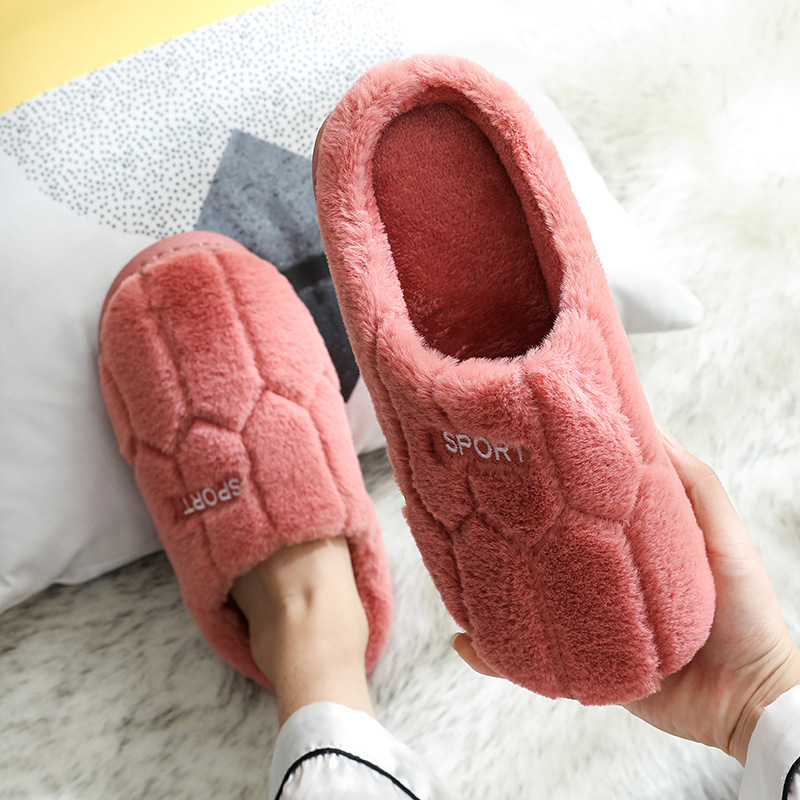 Lighting Design Decor - Soft Fluffy Thick Bottom Cotton Slippers