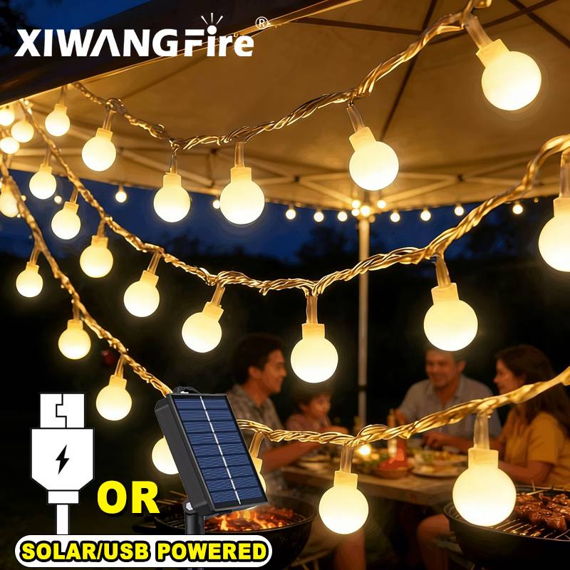 3-10M Solar/USB/Battery String - Lighting Decor For Living Room ulasan dan harga