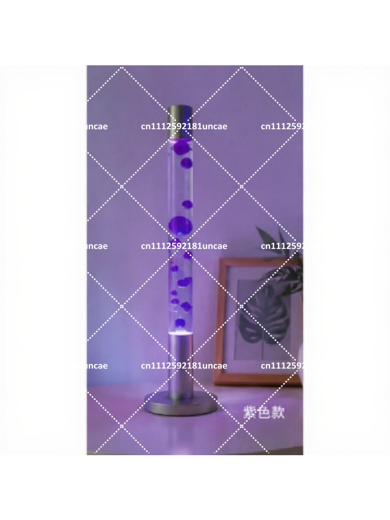 125cm Floor Jellyfish Lava Lam - Ambient Lighting Decor For Room ulasan dan harga