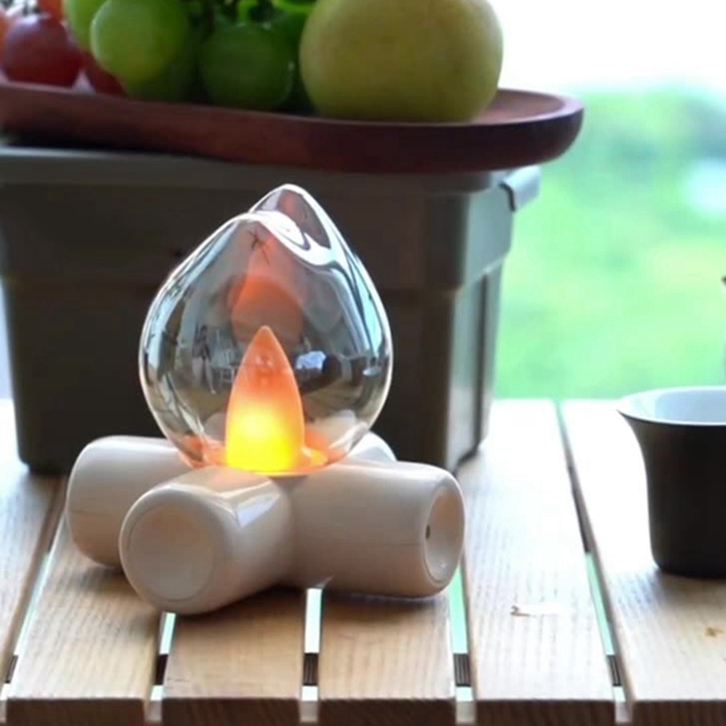 LED Flame Fire Light Bulb Beds - Lighting Effect Home Decor ulasan dan harga
