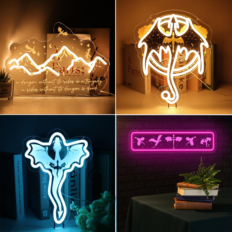 Fourth Wing Fantasy Glow Drago - Ambient Lighting Decor For Room ulasan dan harga