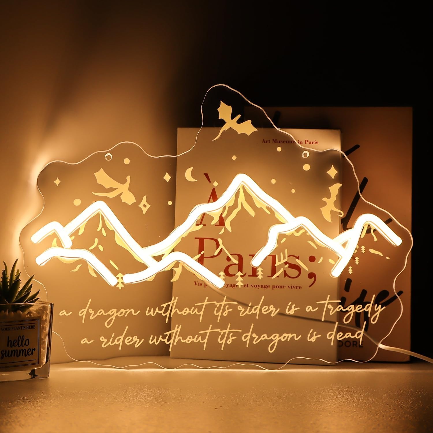 Fourth Wing Fantasy Glow Drago - Ambient Lighting Decor For Room ulasan dan harga