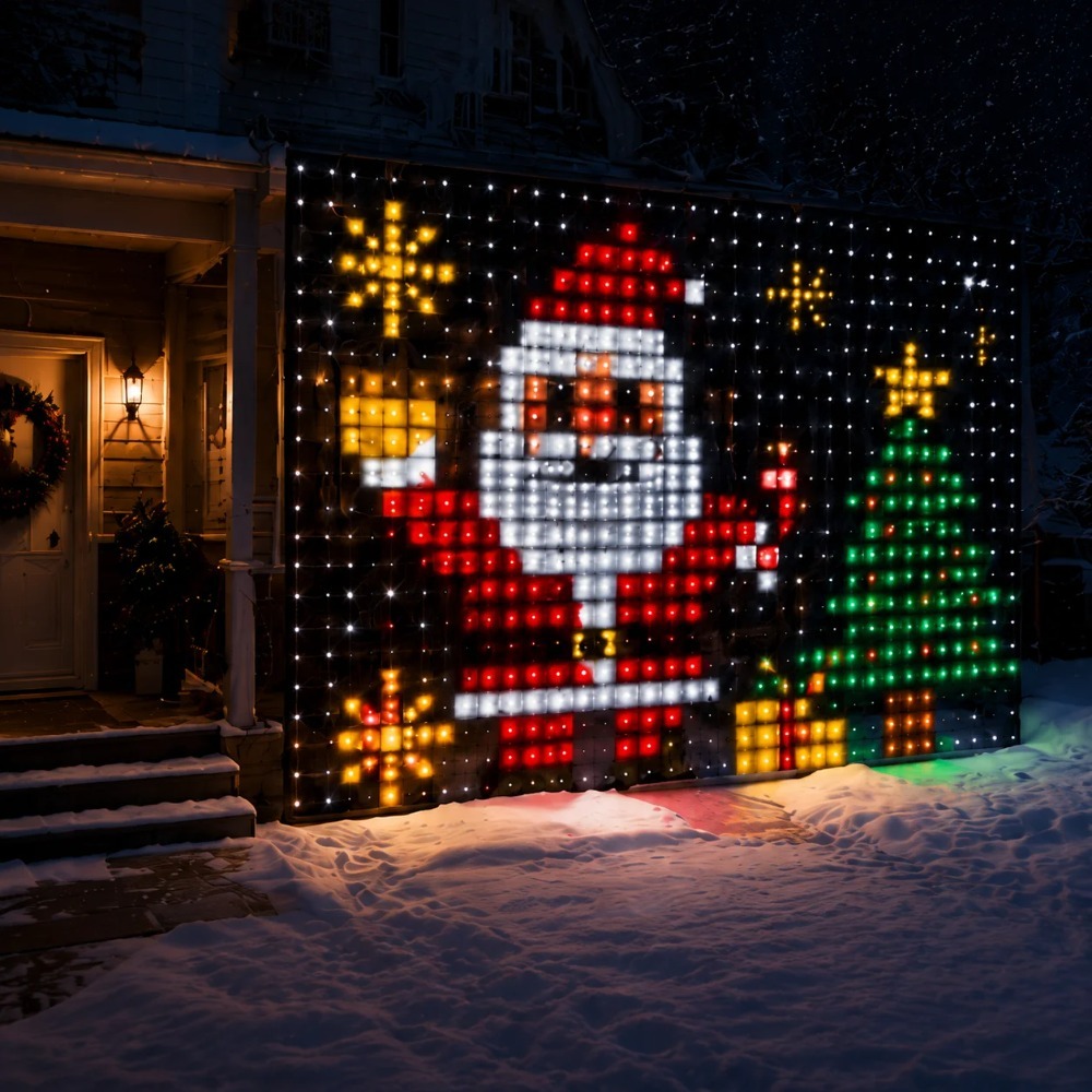 LED Pixel Curtain Lights Bluet - Lighting Decor For Home ulasan dan harga