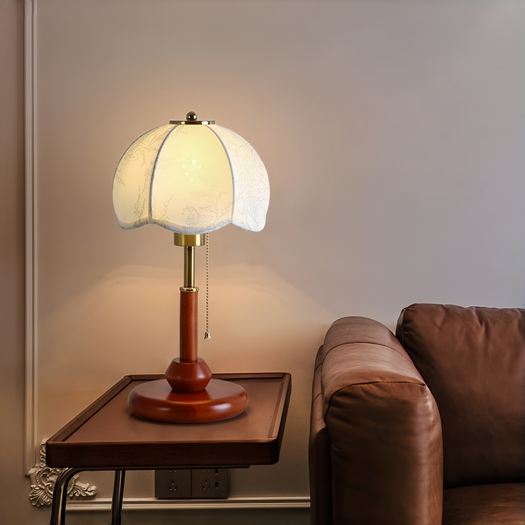 Vintage Scalloped Dome Table L - Lighting Decor For Home ulasan dan harga