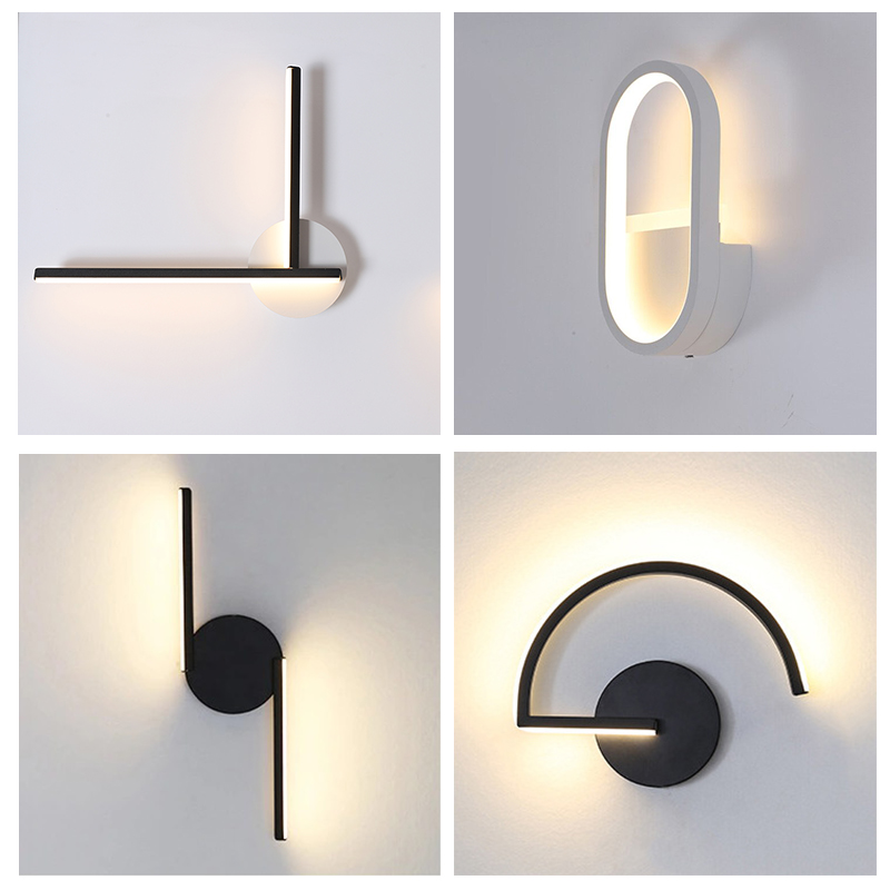 Modern Nordic LED Wall Lamp, M - Lightings Decoration ulasan dan harga