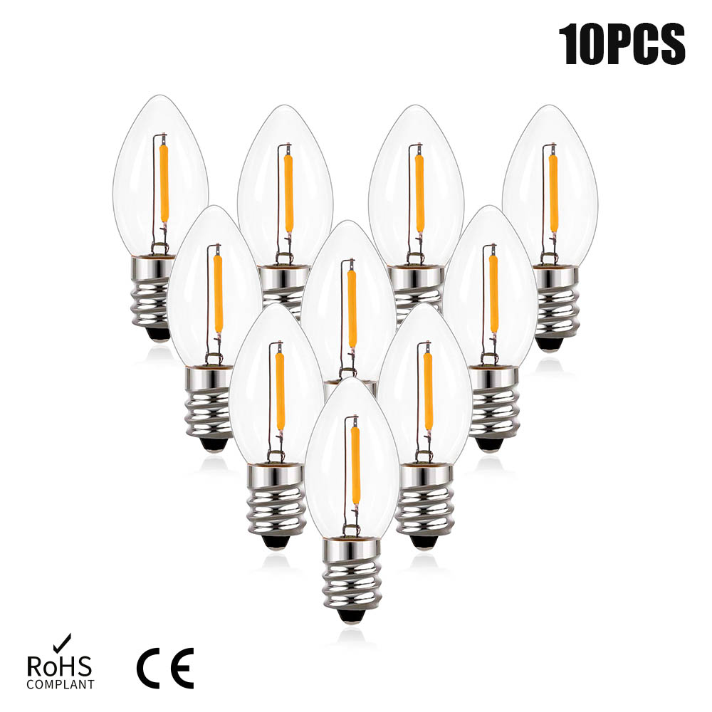 Edison Led Candle Light Bulb E - Lighting Effect Home Decor ulasan dan harga