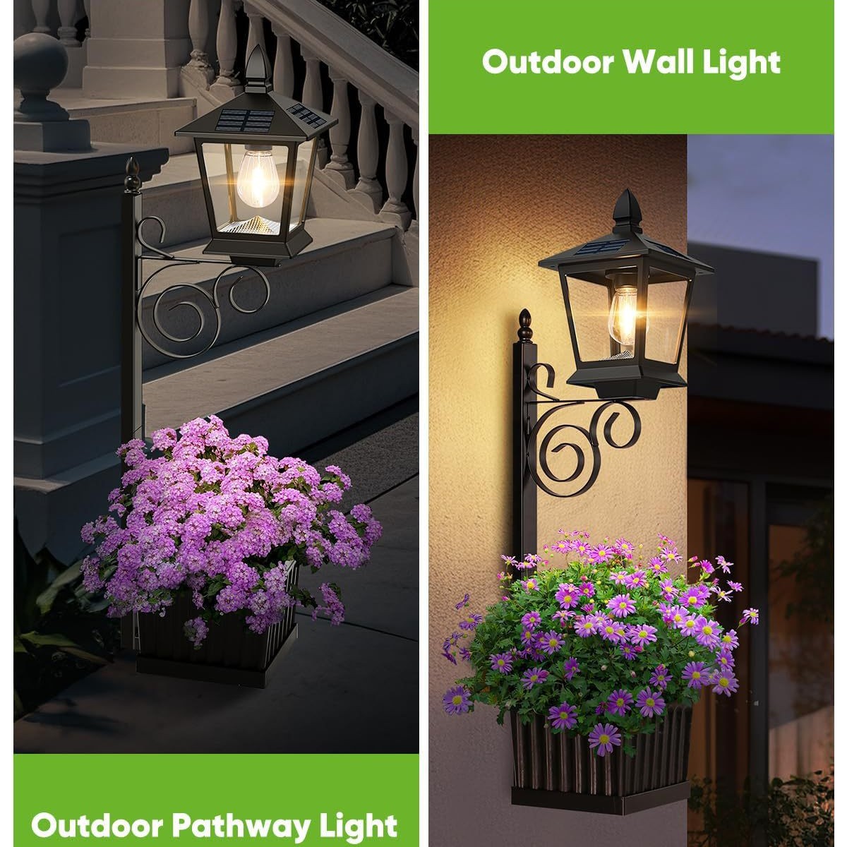 2 in 1 Solar Planter Lamp Wate - Decor Lighting Floor Lamps ulasan dan harga