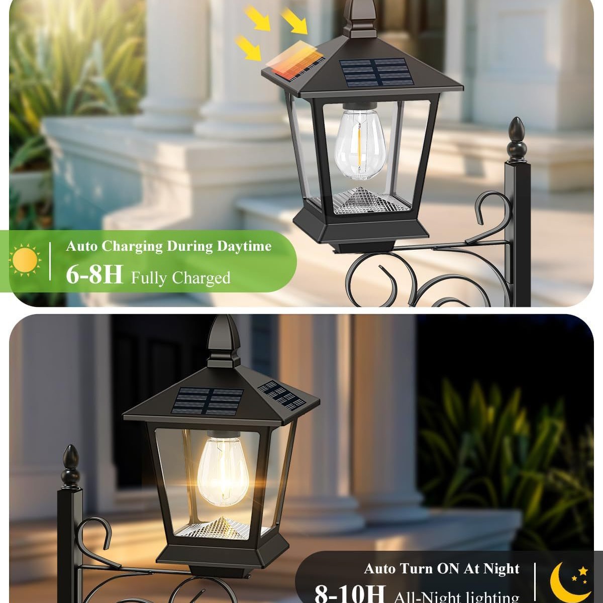 2 in 1 Solar Planter Lamp Wate - Decor Lighting Floor Lamps ulasan dan harga
