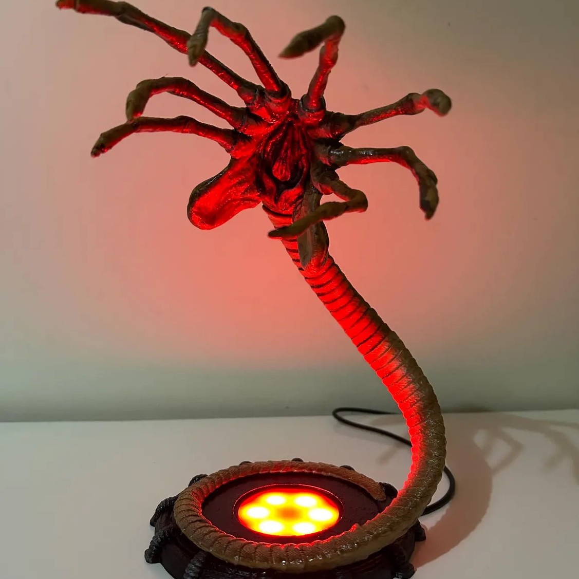 Alien Facehugger Lamp Nightlig - Lighting Decor For Home ulasan dan harga