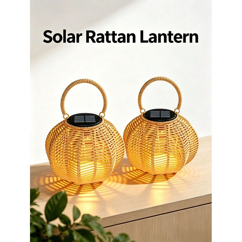 Rattan Solar Ambient Light For - Ambient Lighting Decor For Room ulasan dan harga