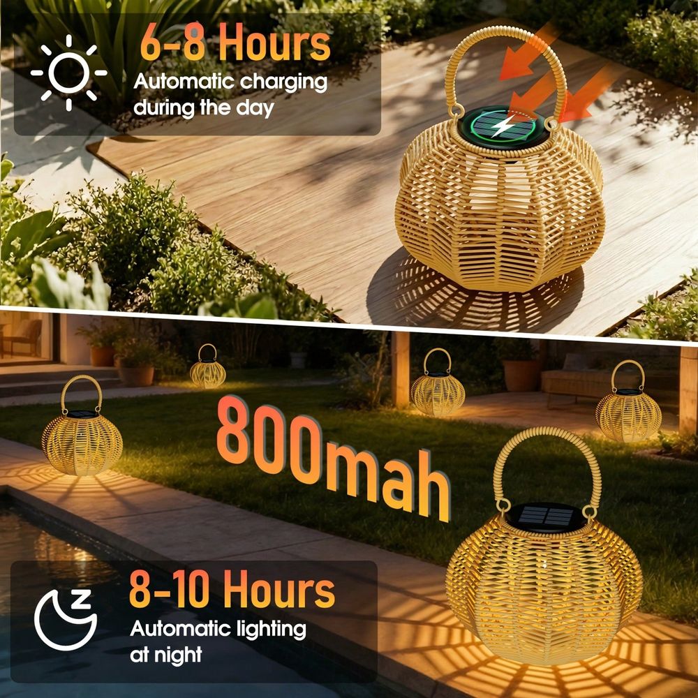 Rattan Solar Ambient Light For - Ambient Lighting Decor For Room ulasan dan harga