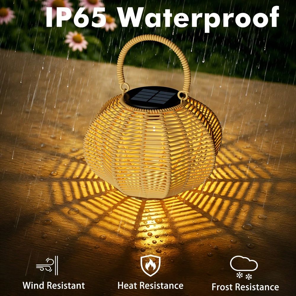Rattan Solar Ambient Light For - Ambient Lighting Decor For Room ulasan dan harga