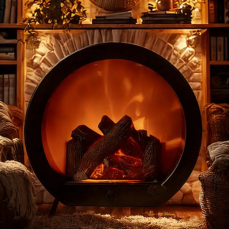 1-2PCS LED Fireplace Night Lig - Lighting Effect Home Decor ulasan dan harga