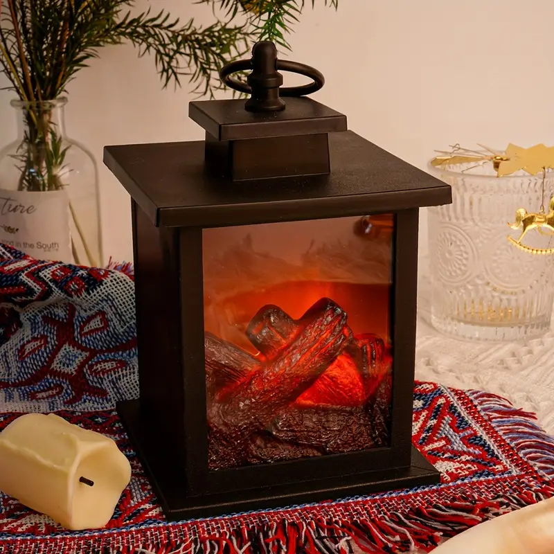 1-2PCS LED Fireplace Night Lig - Lighting Effect Home Decor ulasan dan harga