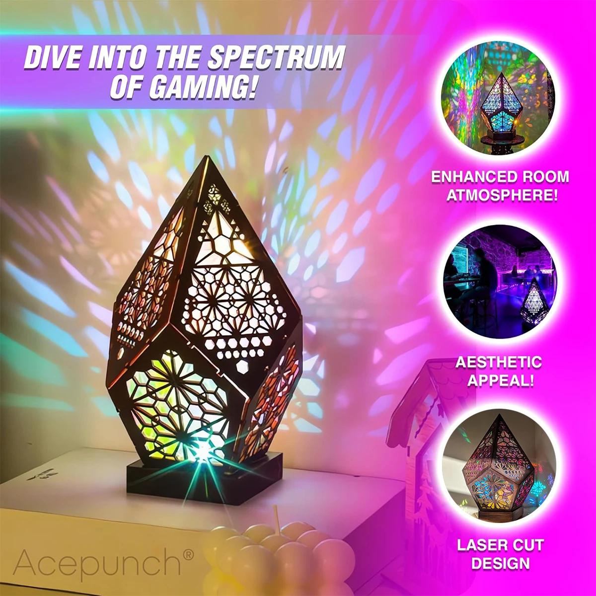 Usb Bohemian Led Projection Ta - Decor Lighting Floor Lamps ulasan dan harga