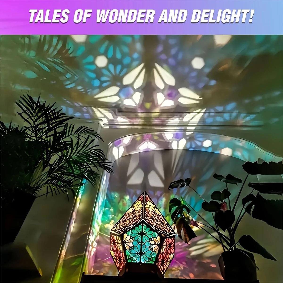 Usb Bohemian Led Projection Ta - Decor Lighting Floor Lamps ulasan dan harga
