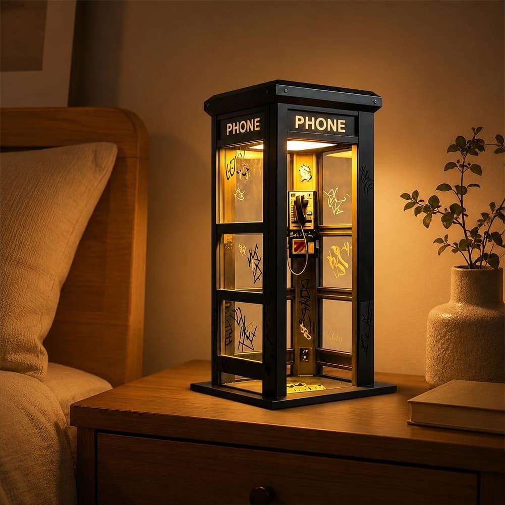 Vintage London Telephone Booth - Lighting Decor For Home ulasan dan harga