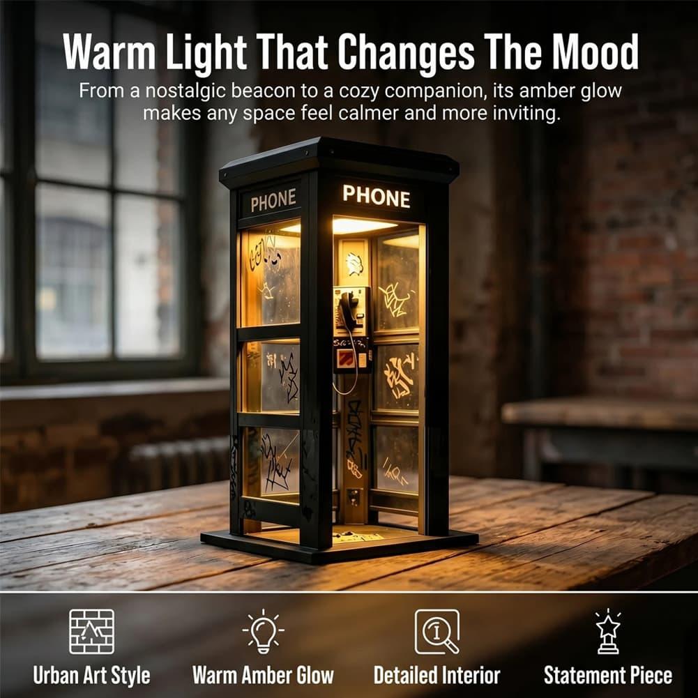 Vintage London Telephone Booth - Lighting Decor For Home ulasan dan harga