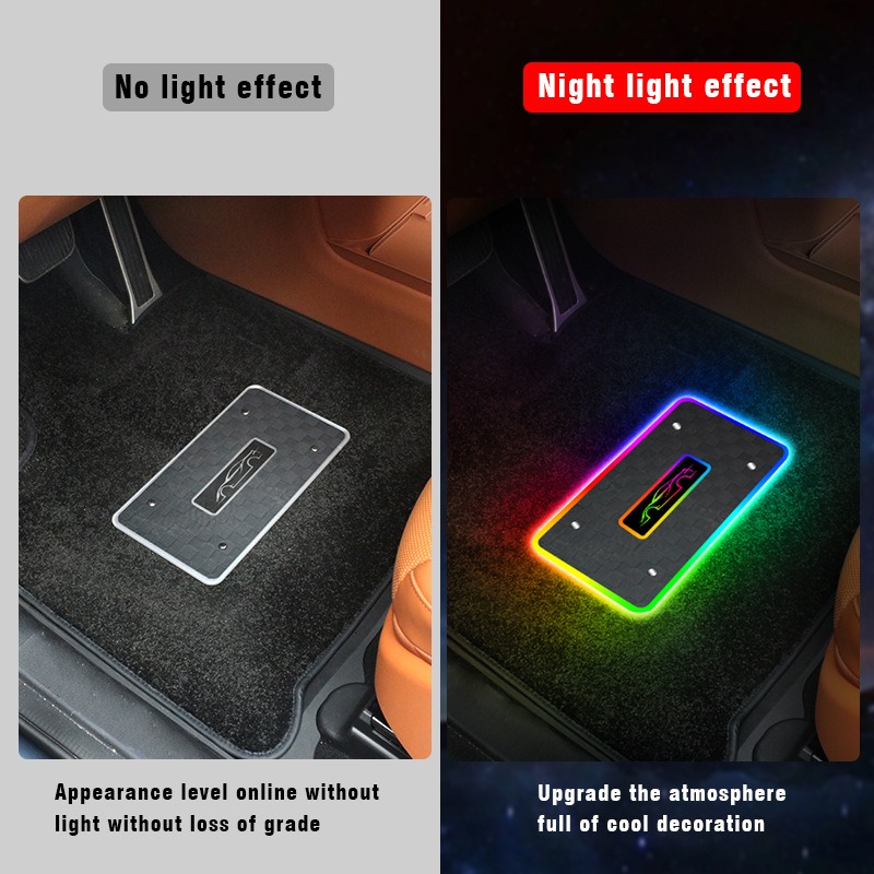 Universal Car LED Floor Mat Am - Decor Lighting Floor Lamps ulasan dan harga