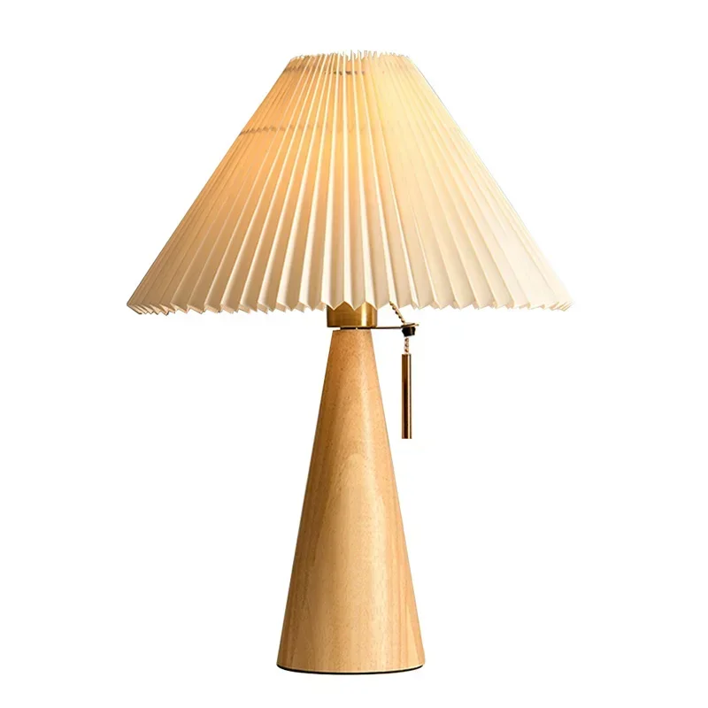 Retro Pleated Table Lamp Nordi - Lighting Decor For Home ulasan dan harga