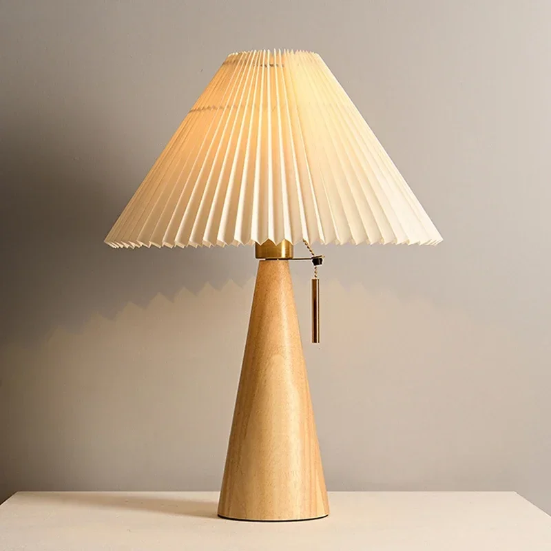 Retro Pleated Table Lamp Nordi - Lighting Decor For Home ulasan dan harga