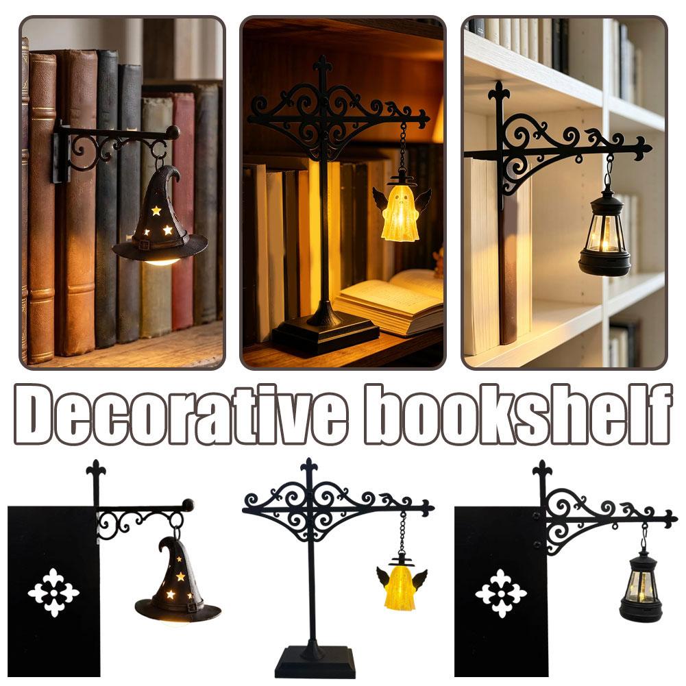 Retro Gothic Bookshelf Lamp Li - Lighting Decor For Home ulasan dan harga