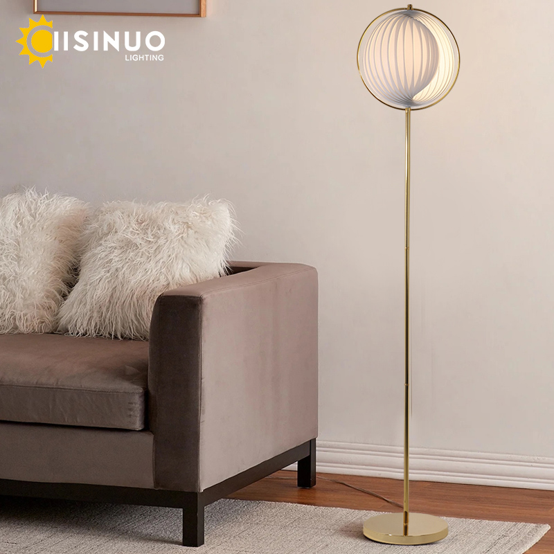 Moon-Shaped Floor Lamp Rotatab - Decor Lighting Floor Lamps ulasan dan harga